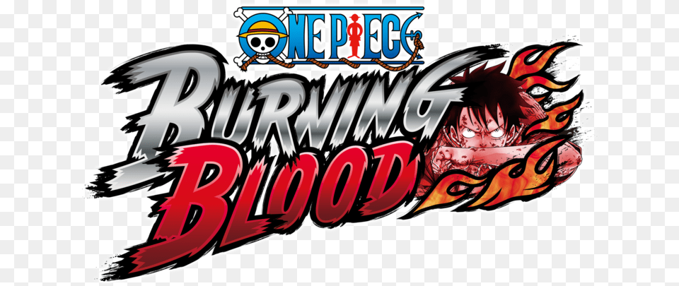 One Piece Burning Blood Logo, Book, Comics, Publication, Dynamite Png Image