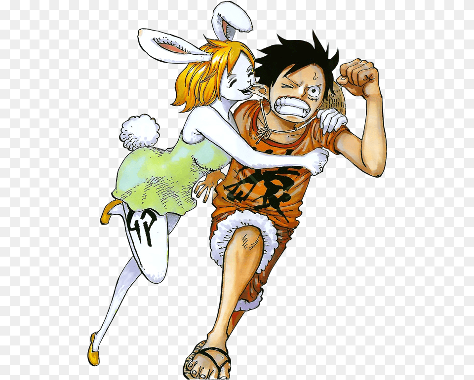 One Piece Carrot X Luffy Clipart One Piece Carrot And Luffy, Book, Comics, Publication, Adult Png Image