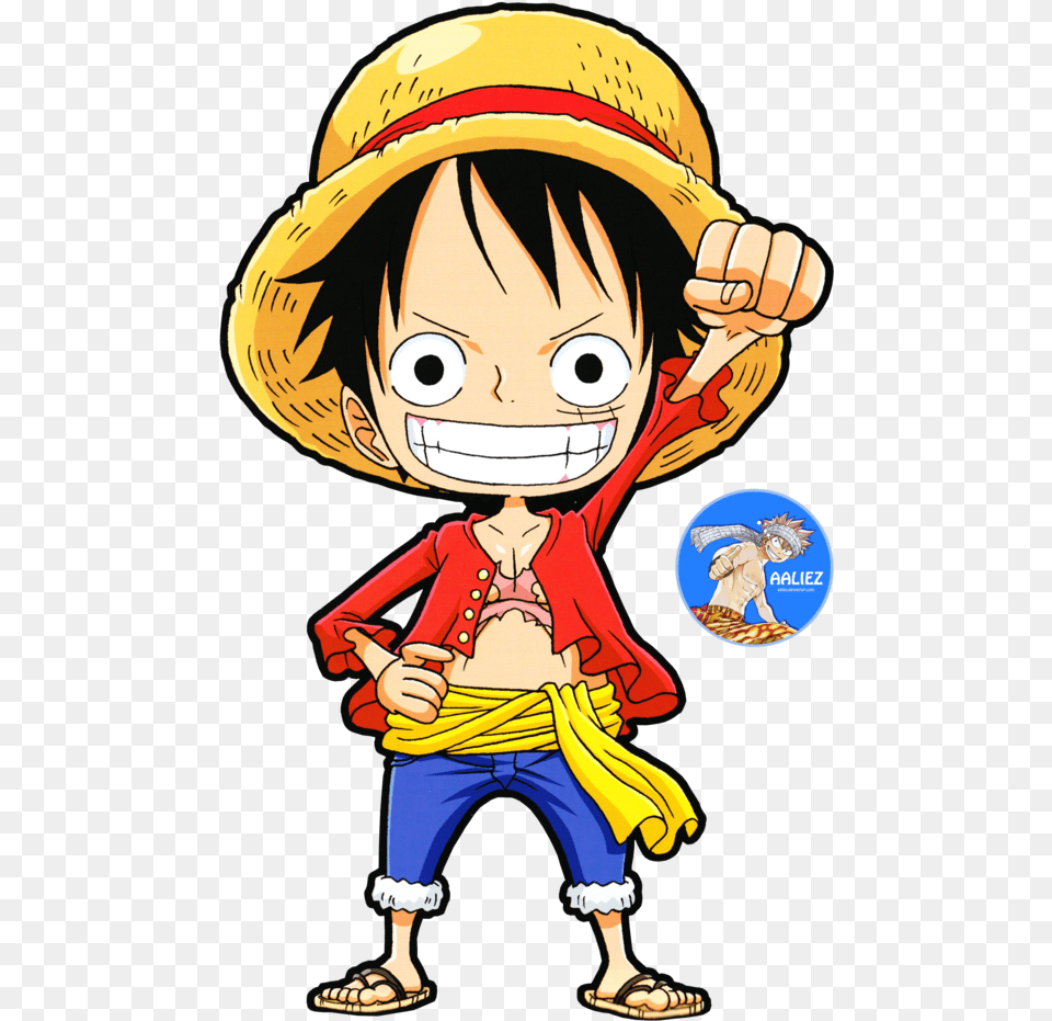 One Piece Chibi, Book, Comics, Publication, Baby Free Png Download