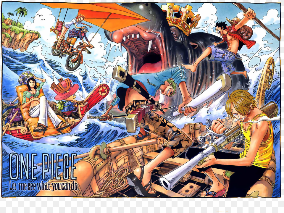One Piece Colour Spread Png