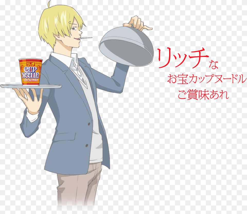 One Piece Cup Noodle, Publication, Book, Comics, Person Png Image