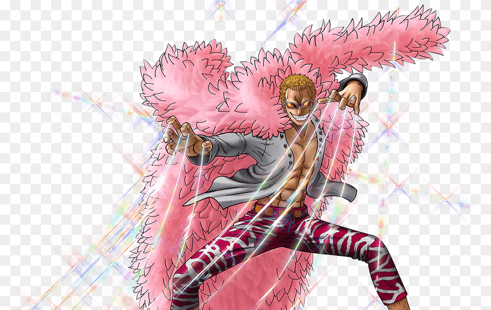 One Piece Don Flamingo, Book, Comics, Publication, Person Png