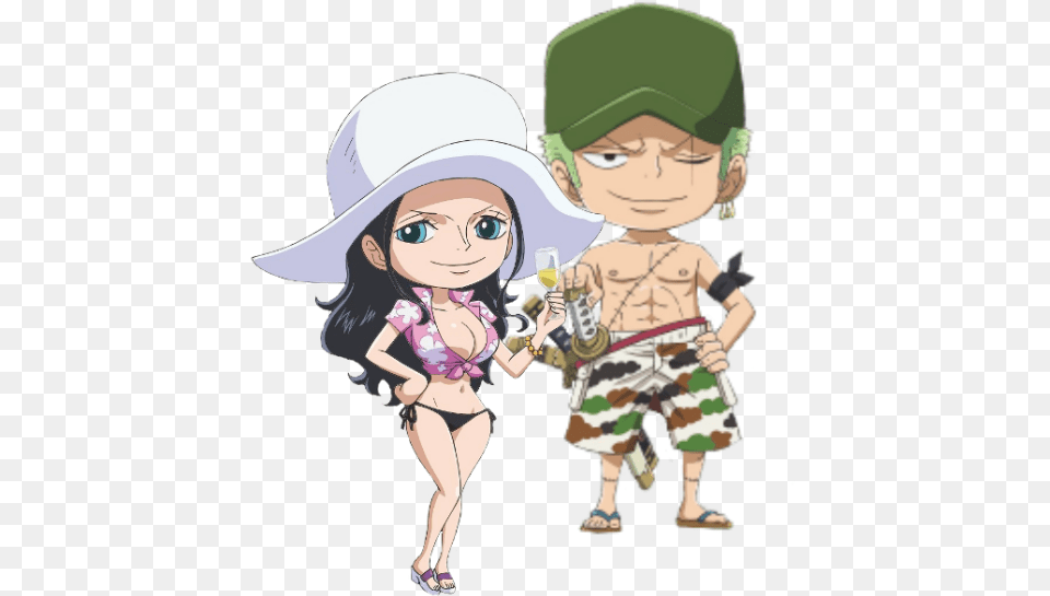 One Piece Gold Movie Chibi, Book, Comics, Publication, Baby Png Image