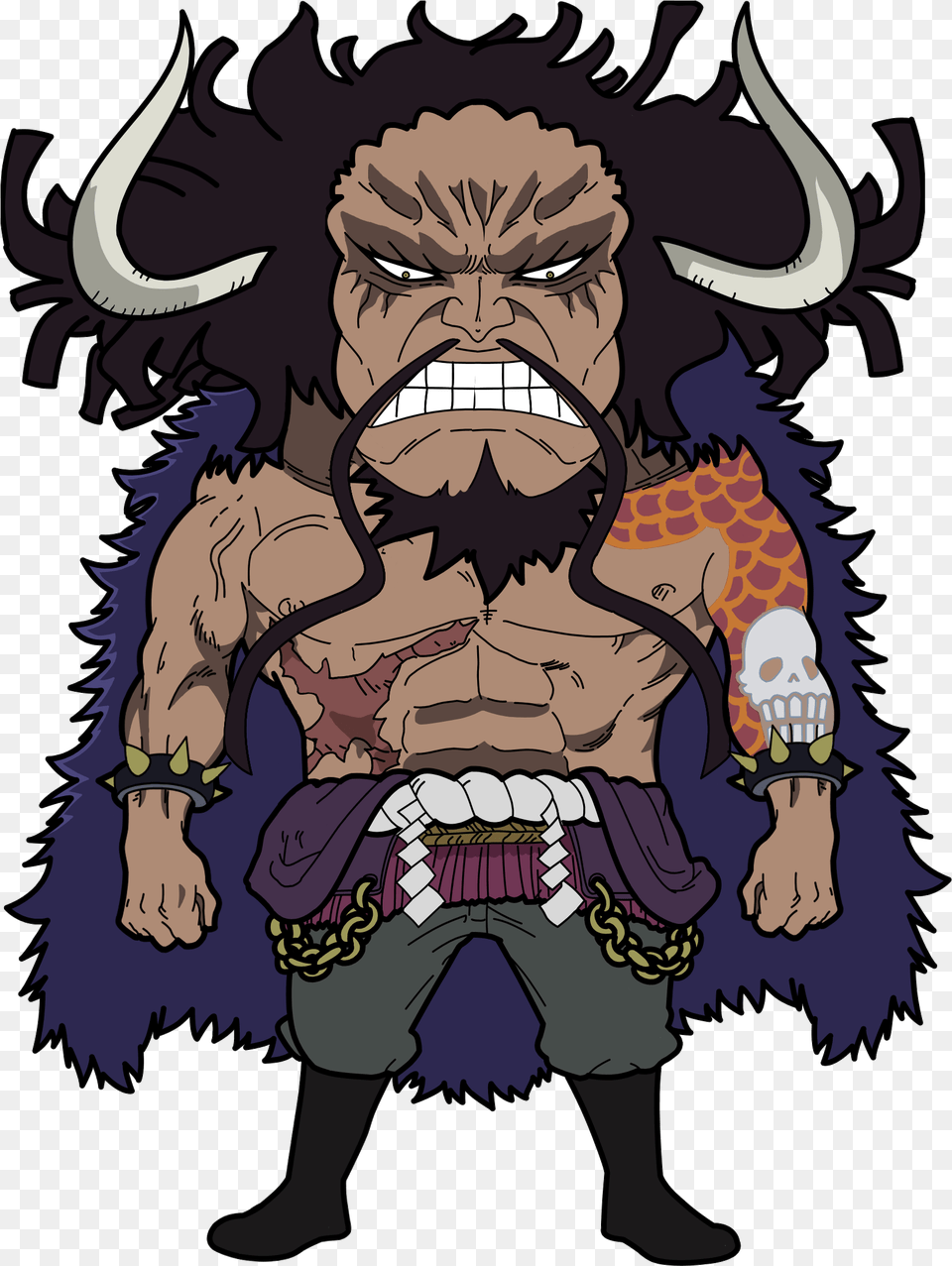 One Piece Kaido Chibi Unlimited Download One Piece Kaido, Baby, Person, Publication, Book Free Transparent Png