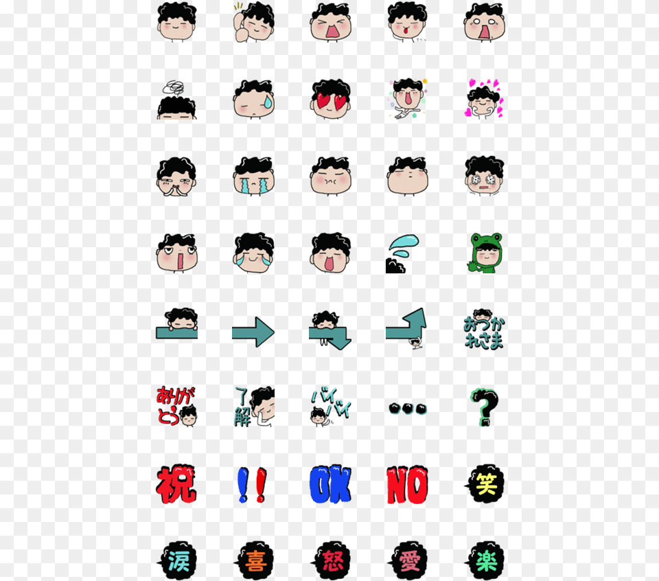 One Piece Line Emoji, Person, Text, Face, Head Free Png