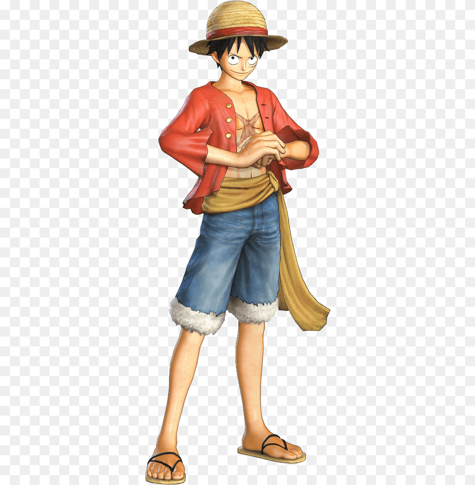 One Piece Luffy, Hat, Clothing, Person, Adult Free Png