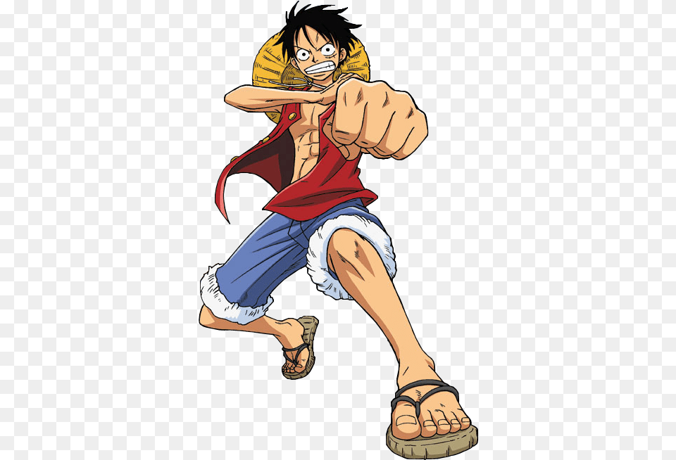 One Piece Luffy, Book, Comics, Publication, Person Free Transparent Png