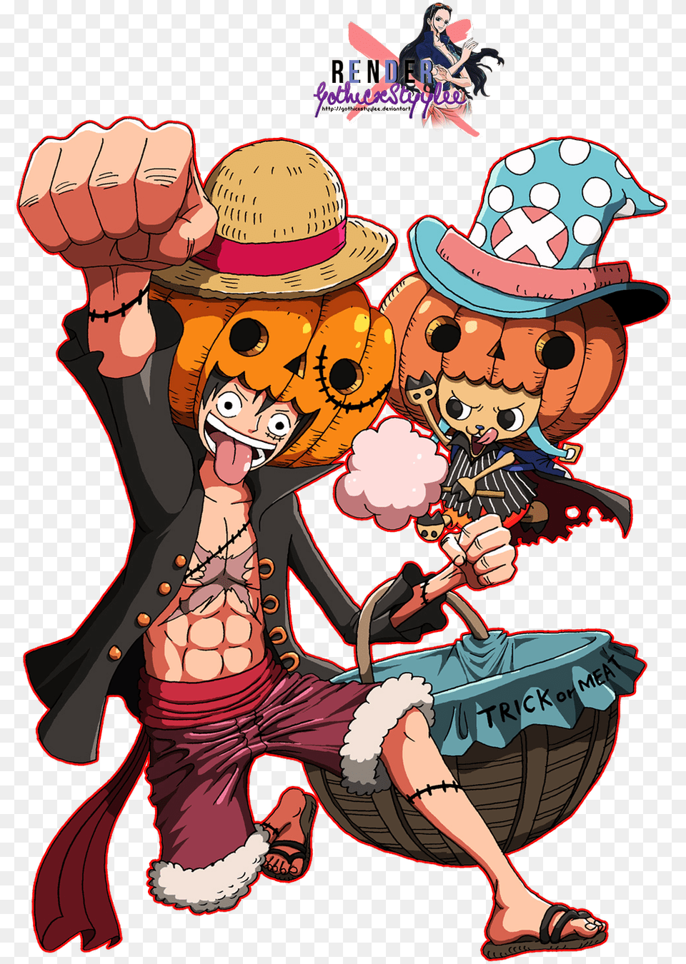 One Piece Luffy Halloween, Publication, Book, Comics, Person Free Transparent Png