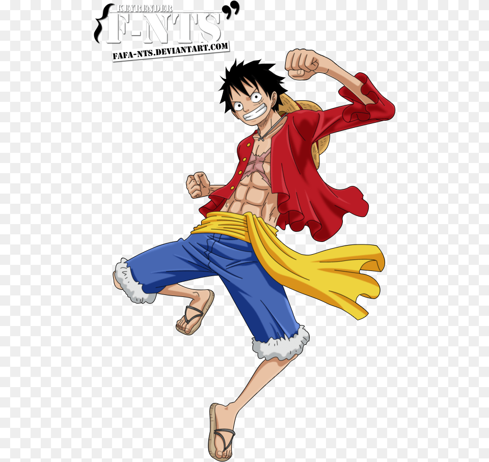 One Piece Luffy Render, Book, Comics, Publication, Person Free Png