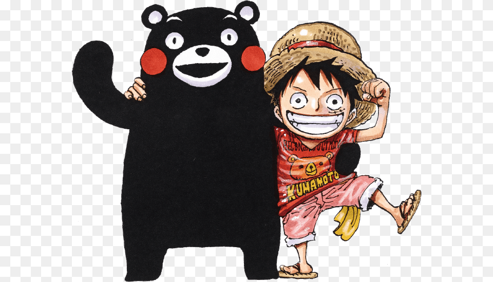 One Piece Luffy Statue Kumamoto, Adult, Wildlife, Person, Mammal Free Png Download