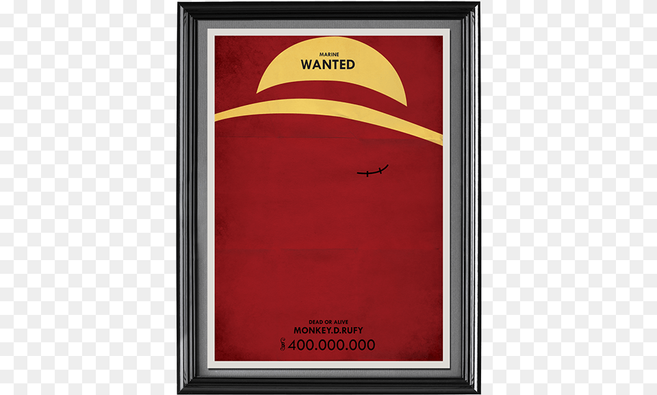 One Piece Minimalist Wanted Poster, Advertisement Free Png