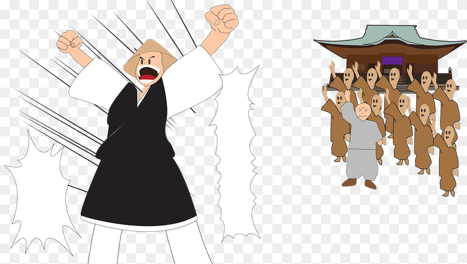 One Piece Monk Anime Japan Buddhist Japanese Monk One Piece, Person, People, Book, Publication Free Transparent Png