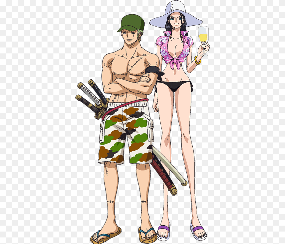 One Piece Movie Gold Zoro One Piece Gold, Clothing, Shorts, Adult, Book Free Png Download