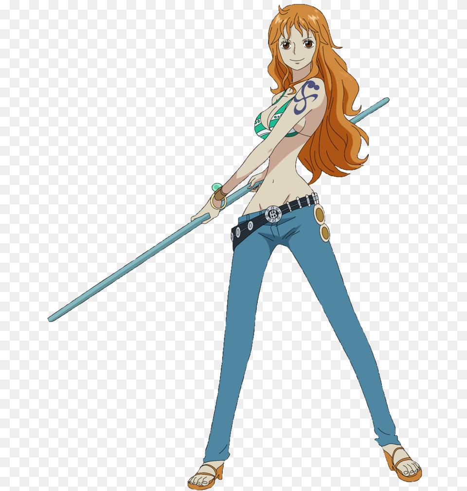 One Piece Nami One Piece Nami Tattoo, Book, Publication, Comics, Adult Free Png Download
