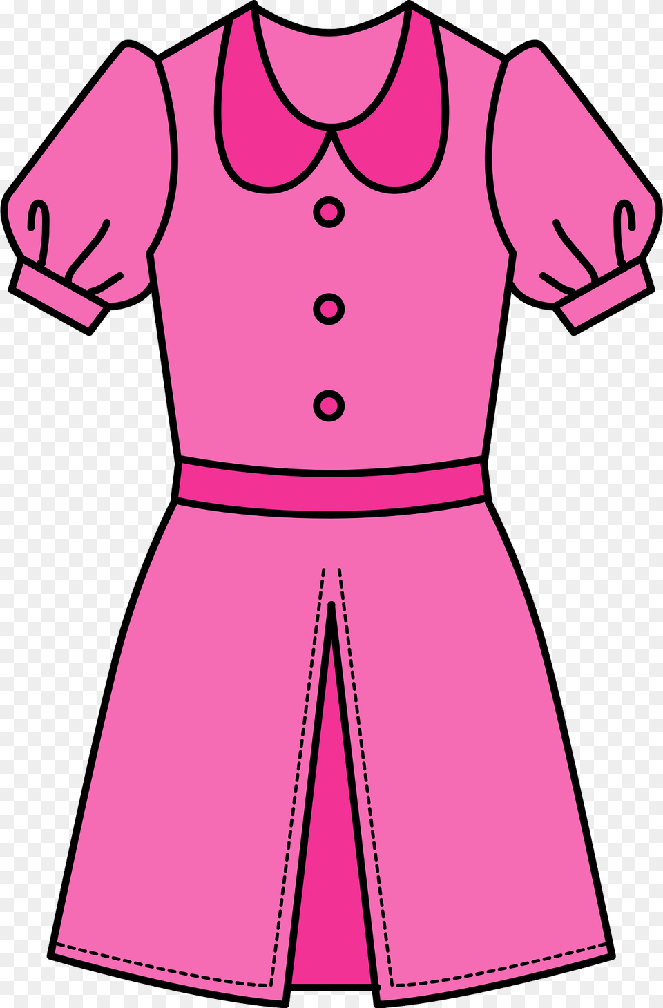 One Piece Pink Dress Clipart, Person, Clothing Free Transparent Png