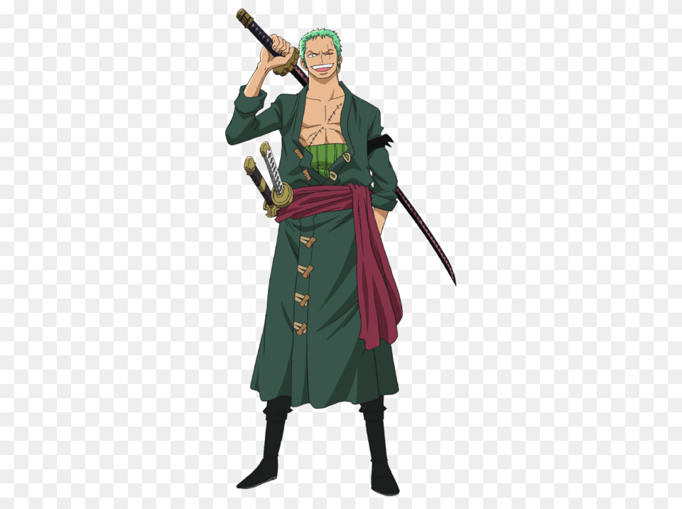 One Piece Pirate Hunter Roronoa Zoro Characters, Clothing, Costume, Person, Adult Free Png Download