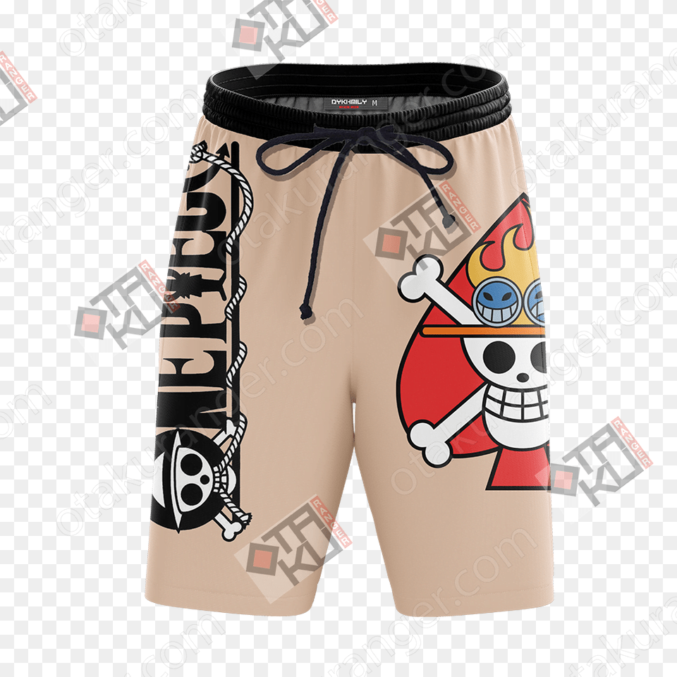One Piece Portgas D Dio Brando Hoodie, Clothing, Shorts, Swimming Trunks, Can Png Image