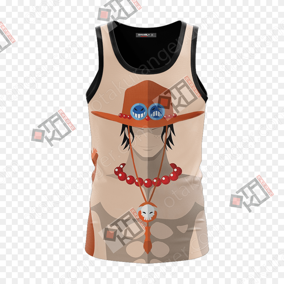 One Piece Portgas D Seven Deadly Sins Meliodas Shirt, Clothing, Vest, Lifejacket, Person Free Png Download