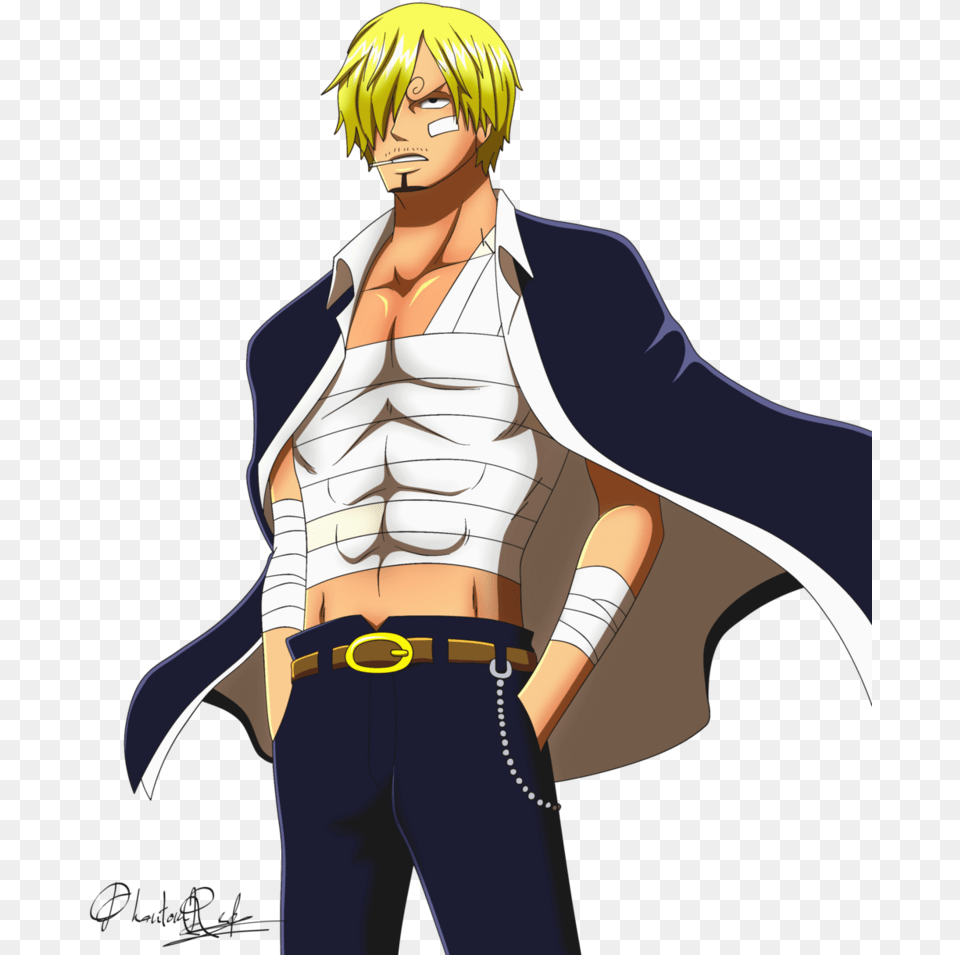 One Piece Sanji Transparent One Piece Sanji, Book, Comics, Publication, Adult Png Image