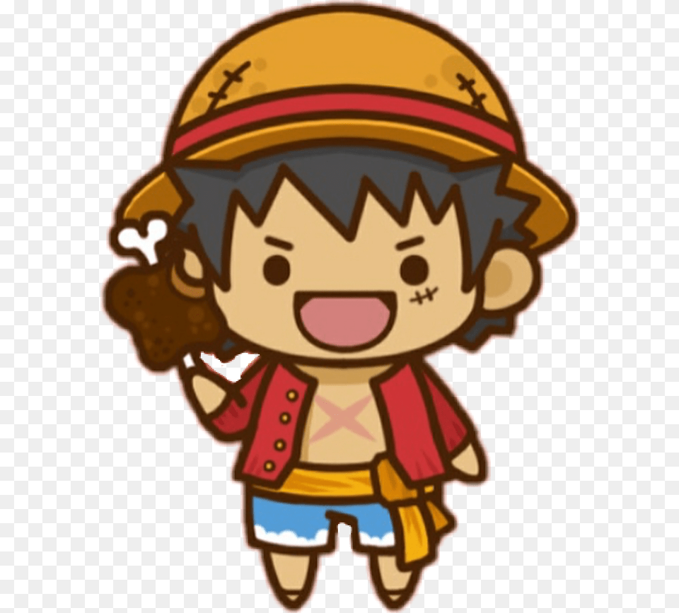 One Piece Sticker Strohhut Monkeydluffy Luffy One Piece Wallpaper Iphone Cute, Baby, Person, Face, Head Free Png Download