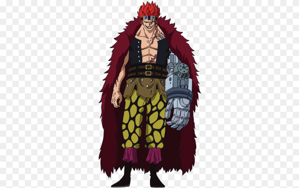 One Piece The Eleven Supernovas Characters Tropes Captain Kidd One Piece Arm, Clothing, Costume, Person, Adult Png Image