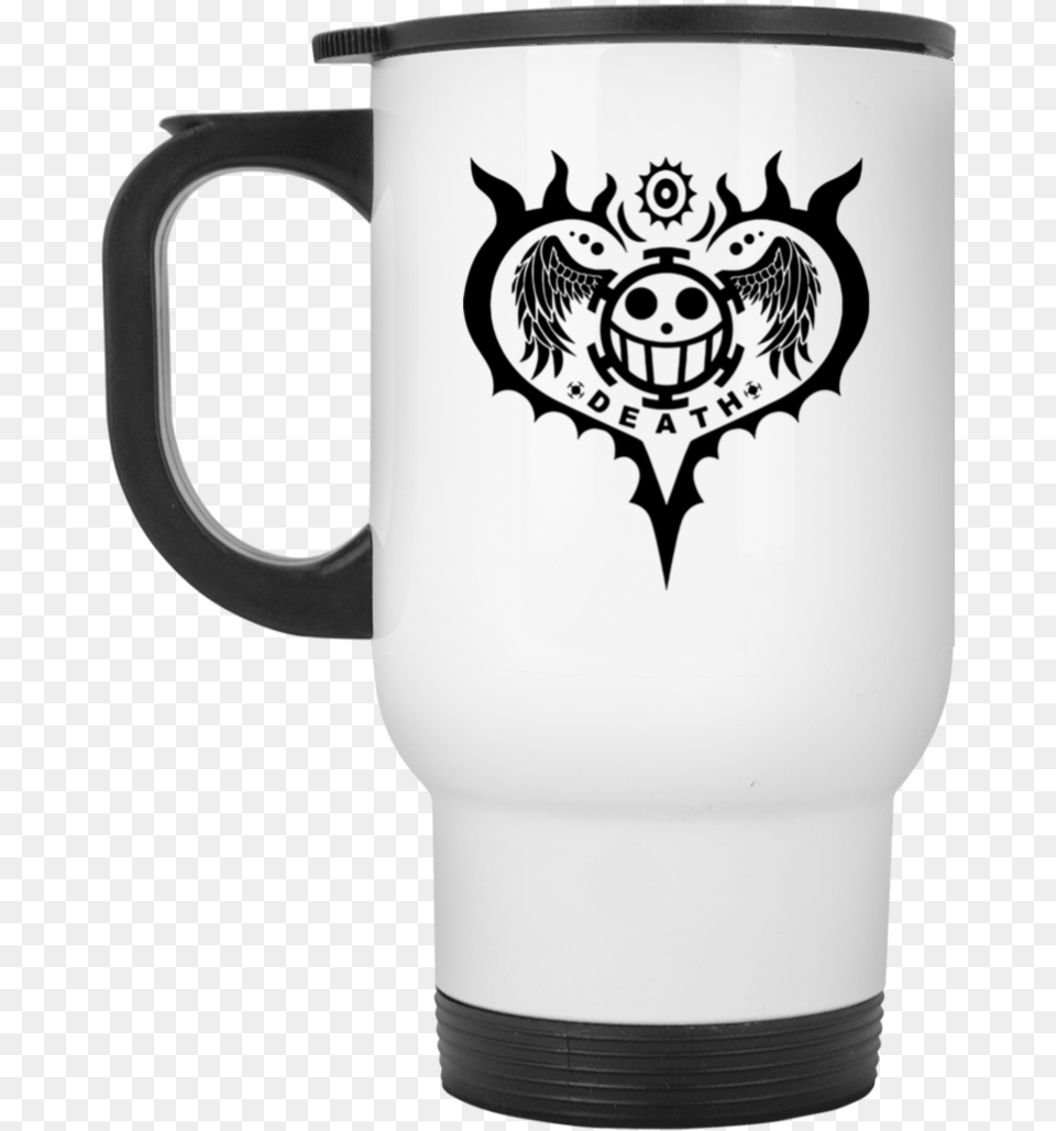 One Piece Trafalgar Law Logo, Cup, Smoke Pipe, Beverage, Coffee Free Png