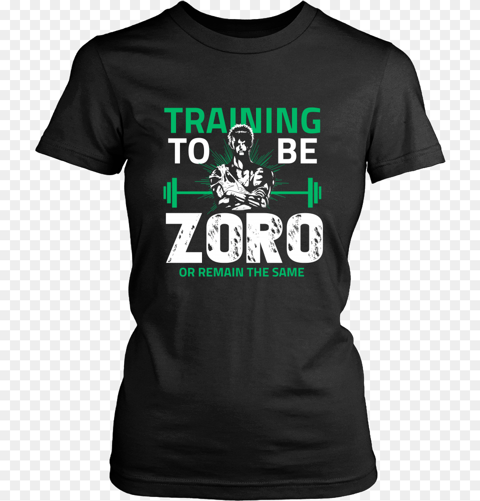 One Piece Training To Be Zoro Or Remain The Same Shirt T Shirt, Clothing, T-shirt, Baby, Person Free Png