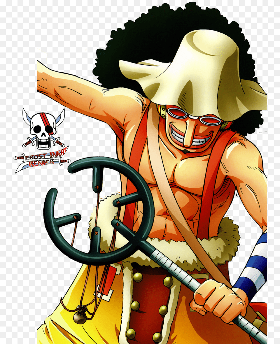 One Piece Usopp 2 Years Later Wallpaper For Iphone, Adult, Publication, Person, Hat Free Png Download