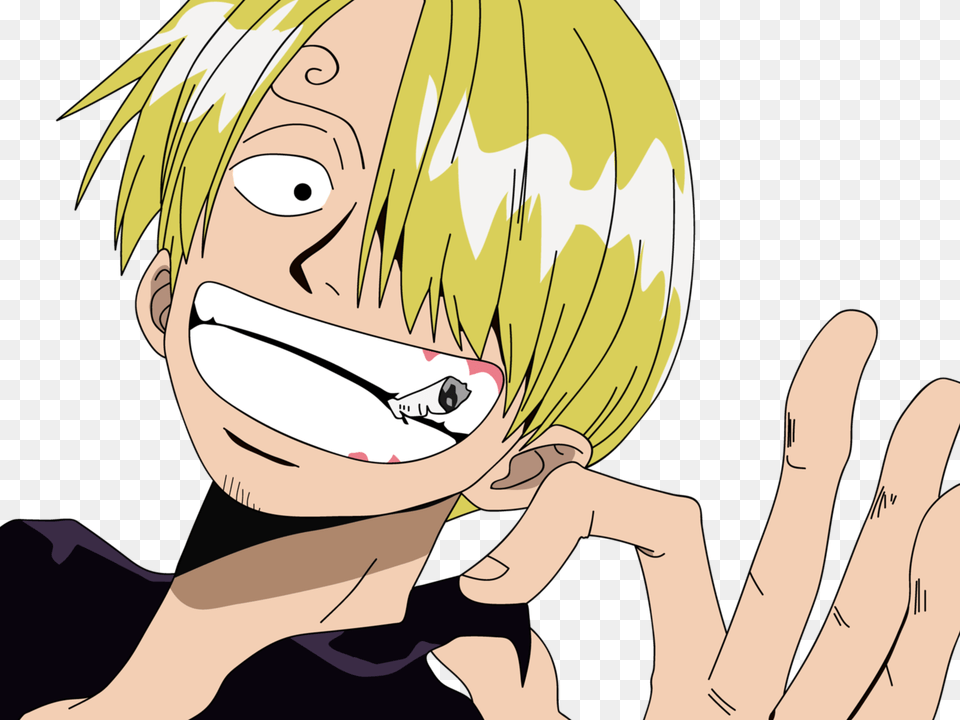 One Piece Wallpaper Di One Piece Sanji, Publication, Book, Comics, Adult Free Png