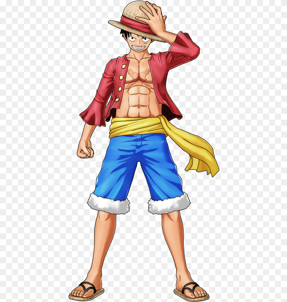 One Piece World Seeker Character Renders Of Luffy One Piece World Seeker Characters, Book, Publication, Comics, Person Free Png Download