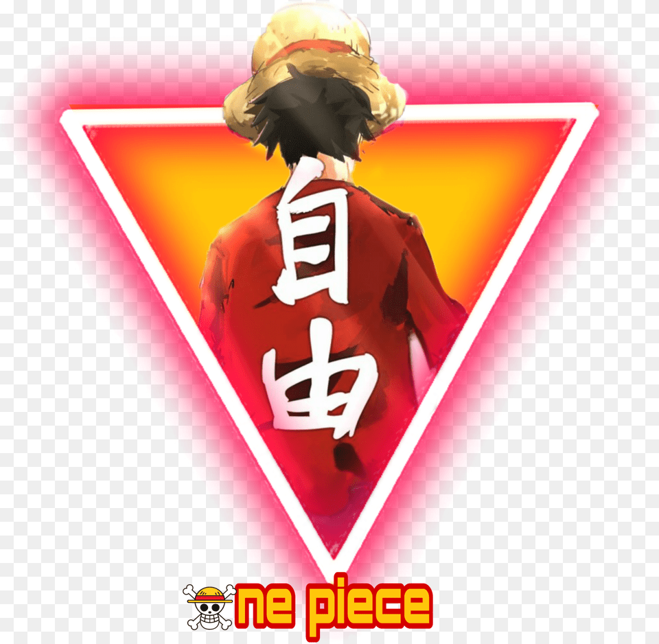 One Piecemonkey D Luffy Picsart Stickers One Piece, Sign, Symbol, Person, Logo Png