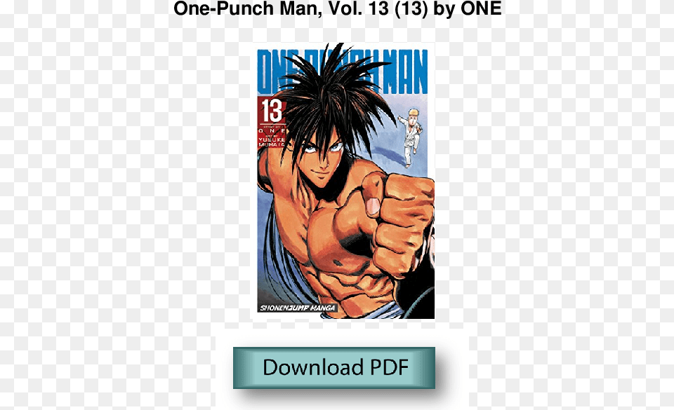 One Punch Man 13 Manga, Publication, Book, Comics, Person Free Png