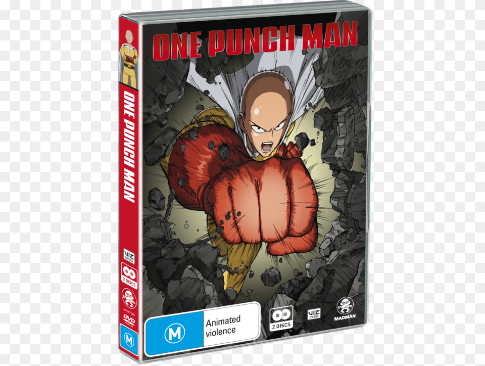 One Punch Man Blu Ray, Book, Comics, Publication, Person Free Transparent Png