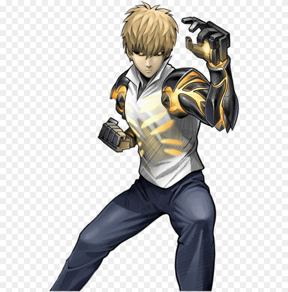One Punch Man Character Genos One Punch Man Genos, Book, Comics, Publication, Person Free Png