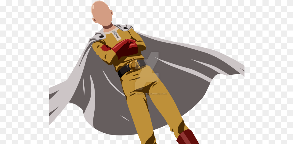 One Punch Man Clipart Deadpool, Cape, Clothing, Adult, Person Free Png Download