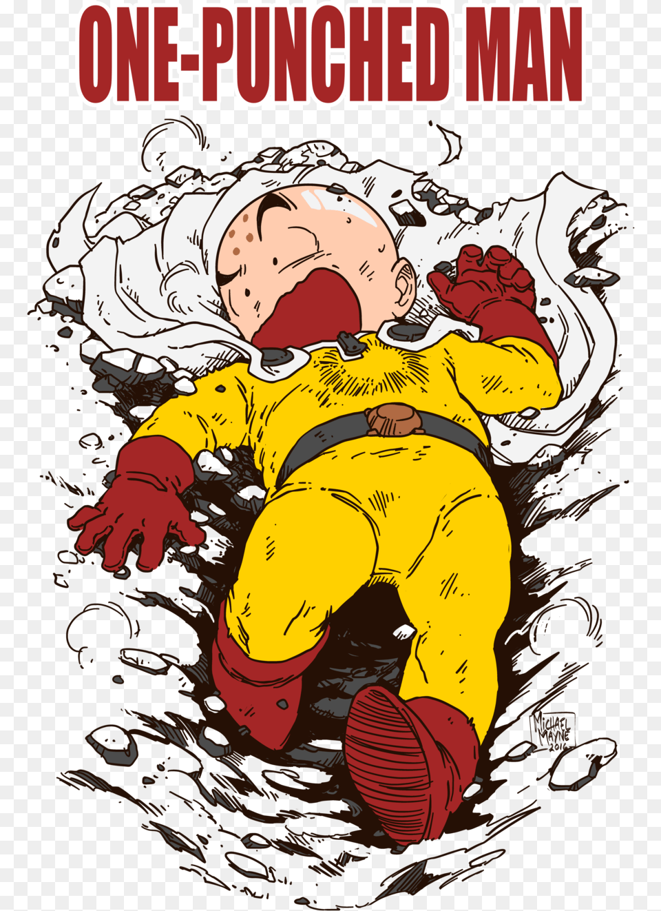 One Punch Man Clipart Krillin Krillin One Punch Man, Book, Comics, Publication, Advertisement Free Png Download