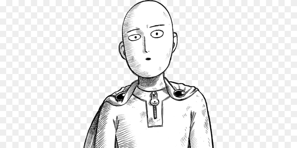 One Punch Man Clipart Saitamaone Easy To Draw Saitama One Punch Man, Art, Adult, Drawing, Female Png