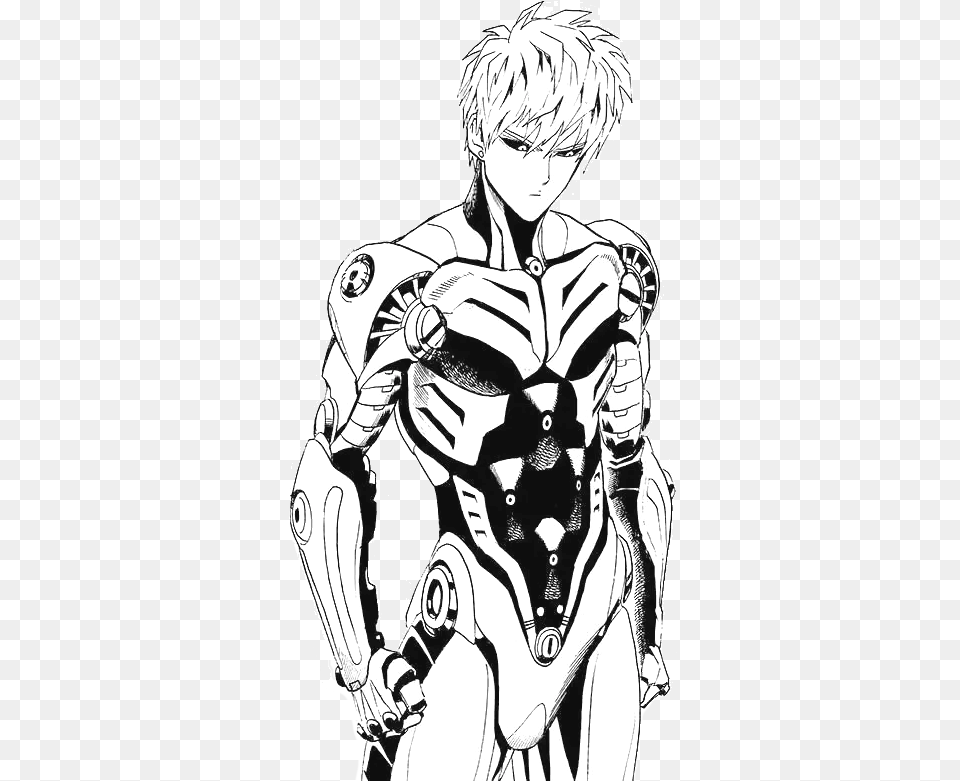 One Punch Man Colouring, Book, Comics, Person, Publication Free Transparent Png