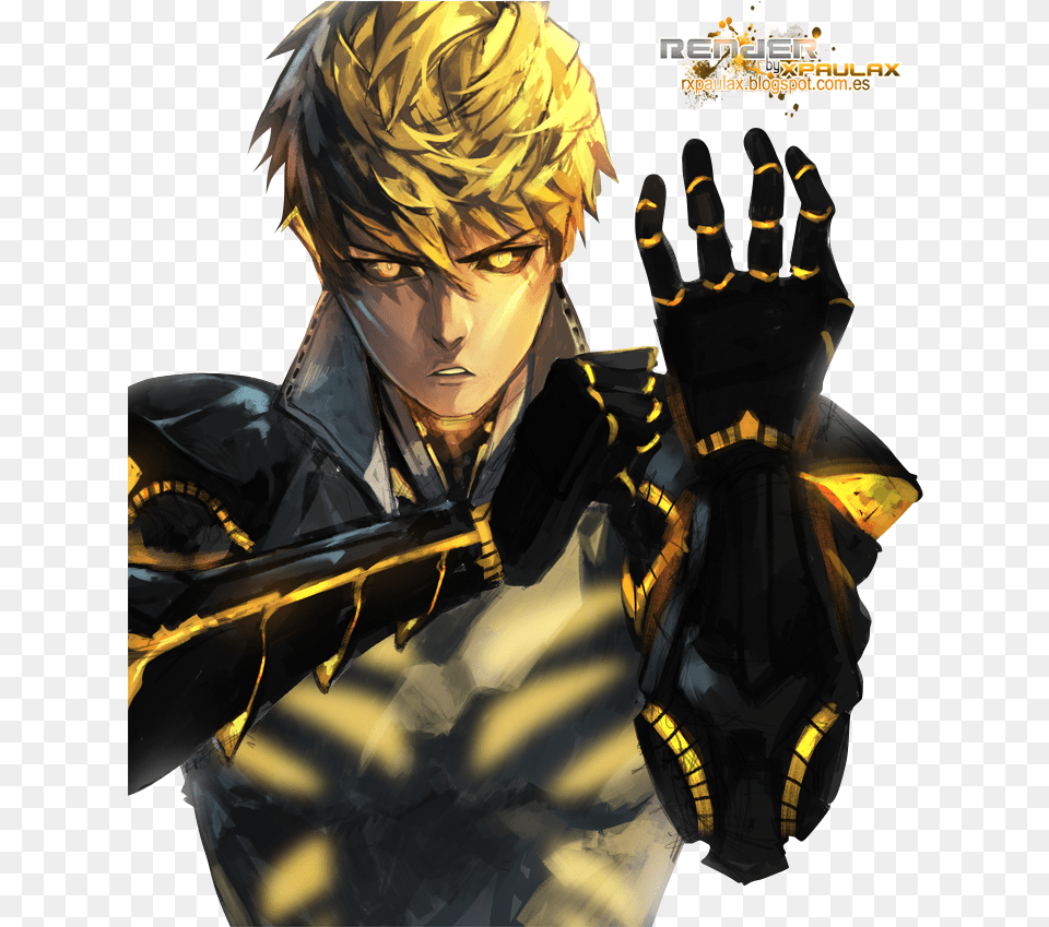 One Punch Man Genos 4k Download One Punch Man Genos Art, Publication, Book, Comics, Adult Free Transparent Png