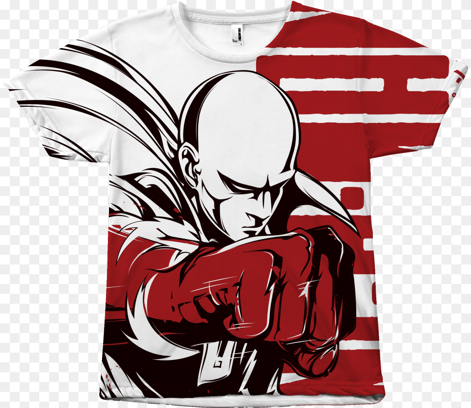 One Punch Man Iphone, Clothing, Shirt, T-shirt, Adult Png