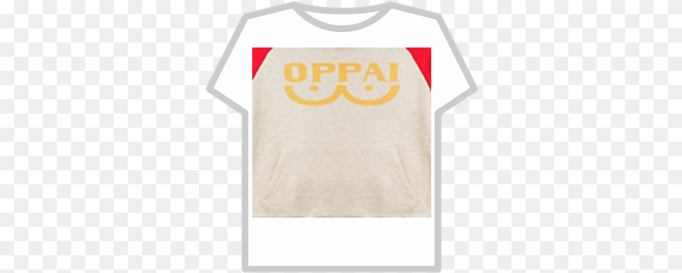 One Punch Man Oppai Roblox Crew Neck, Clothing, Shirt, T-shirt, Undershirt Free Png Download