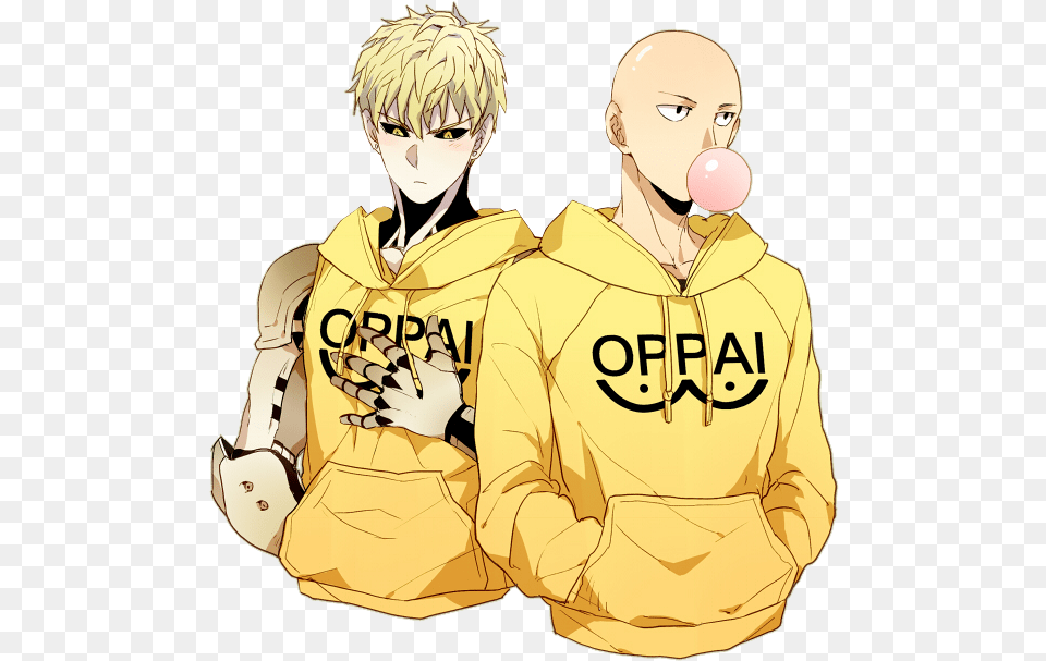 One Punch Man Saitama And Genos Image One Punch Man, Publication, Book, Comics, Person Png