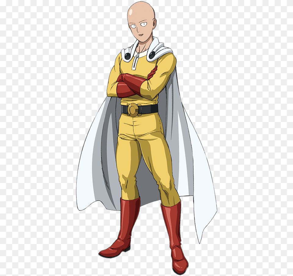 One Punch Man Saitama Standing One Punch Man, Book, Publication, Comics, Adult Free Png