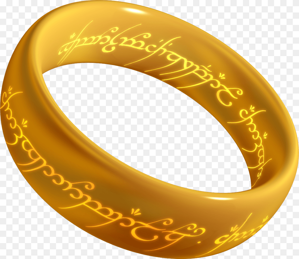 One Ring Ring From Lord Of The Rings, Accessories, Jewelry, Ornament, Gold Png