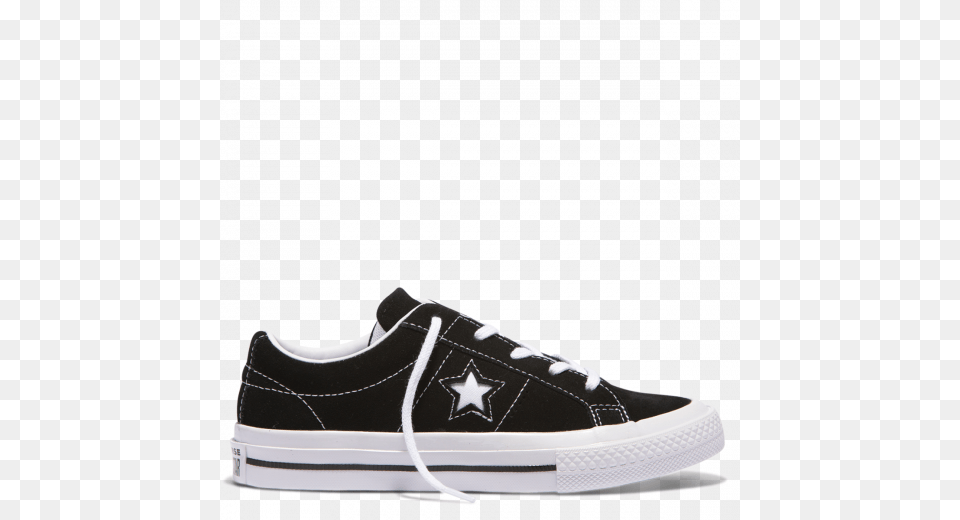 One Star Suede Junior Low Top Black Converse Australia, Clothing, Footwear, Shoe, Sneaker Free Png