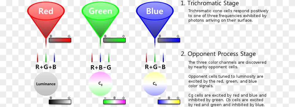 One Theories Of Colour Vision, Lighting, Chart, Plot Png