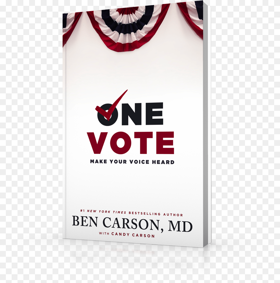One Vote Book Cover 3d One Vote Make Your Voice Heard, Advertisement, Poster Free Transparent Png