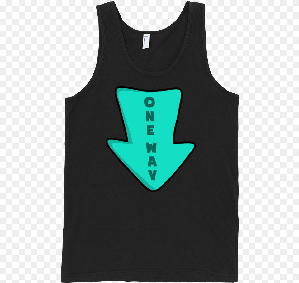 One Way Fine Jersey Tank Top Unisex By Itee, Clothing, Tank Top, T-shirt, Coat Png