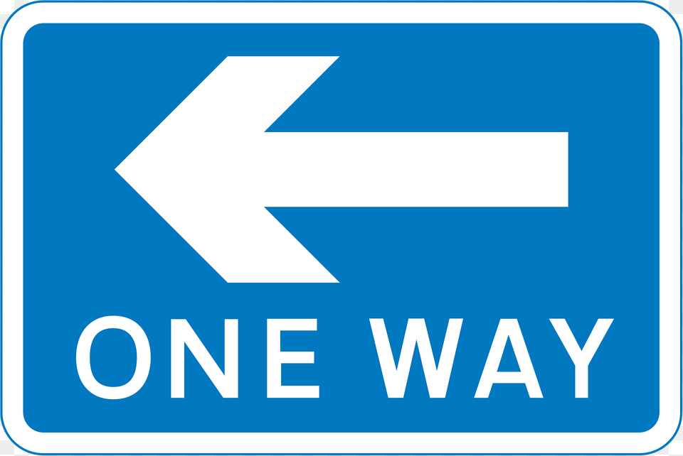 One Way Traffic Clipart, Sign, Symbol, Road Sign Free Png Download