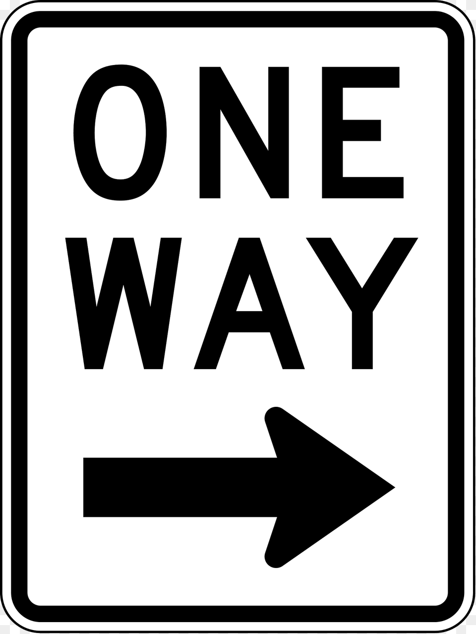 One Waystreet Sign In Philippines Clipart, Road Sign, Symbol Png